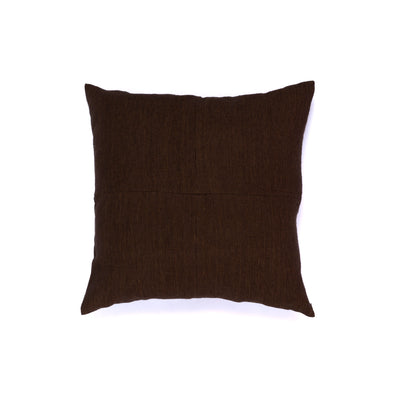 PILLOW BROWN SILK LINEN