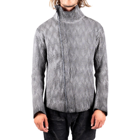 DORSAL GREY LEATHER JACKET – Lucentement