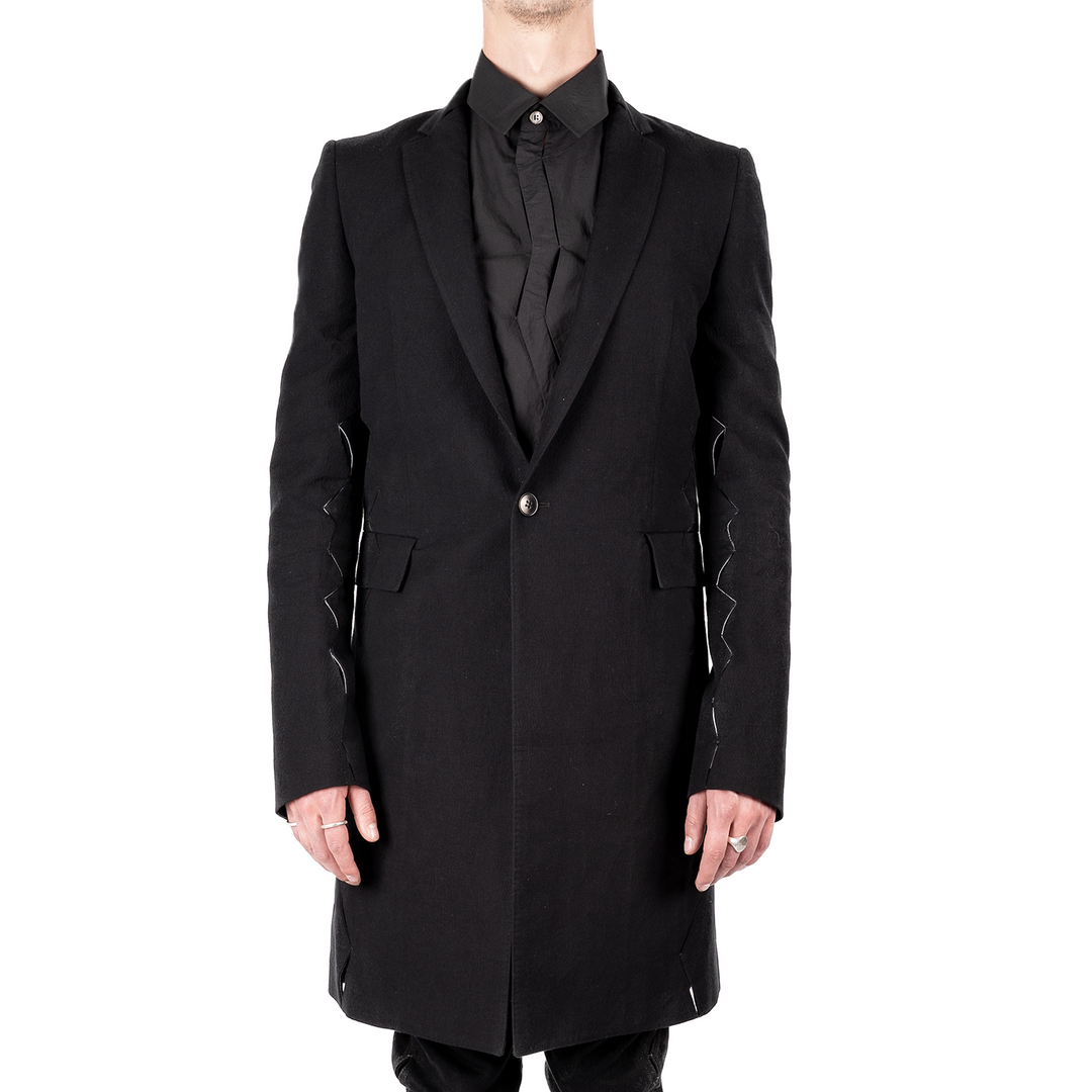 LONG CRASH SEAM JACKET – Lucentement 