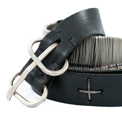 SILVER STRING BELT