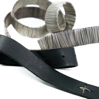 SILVER STRING BELT