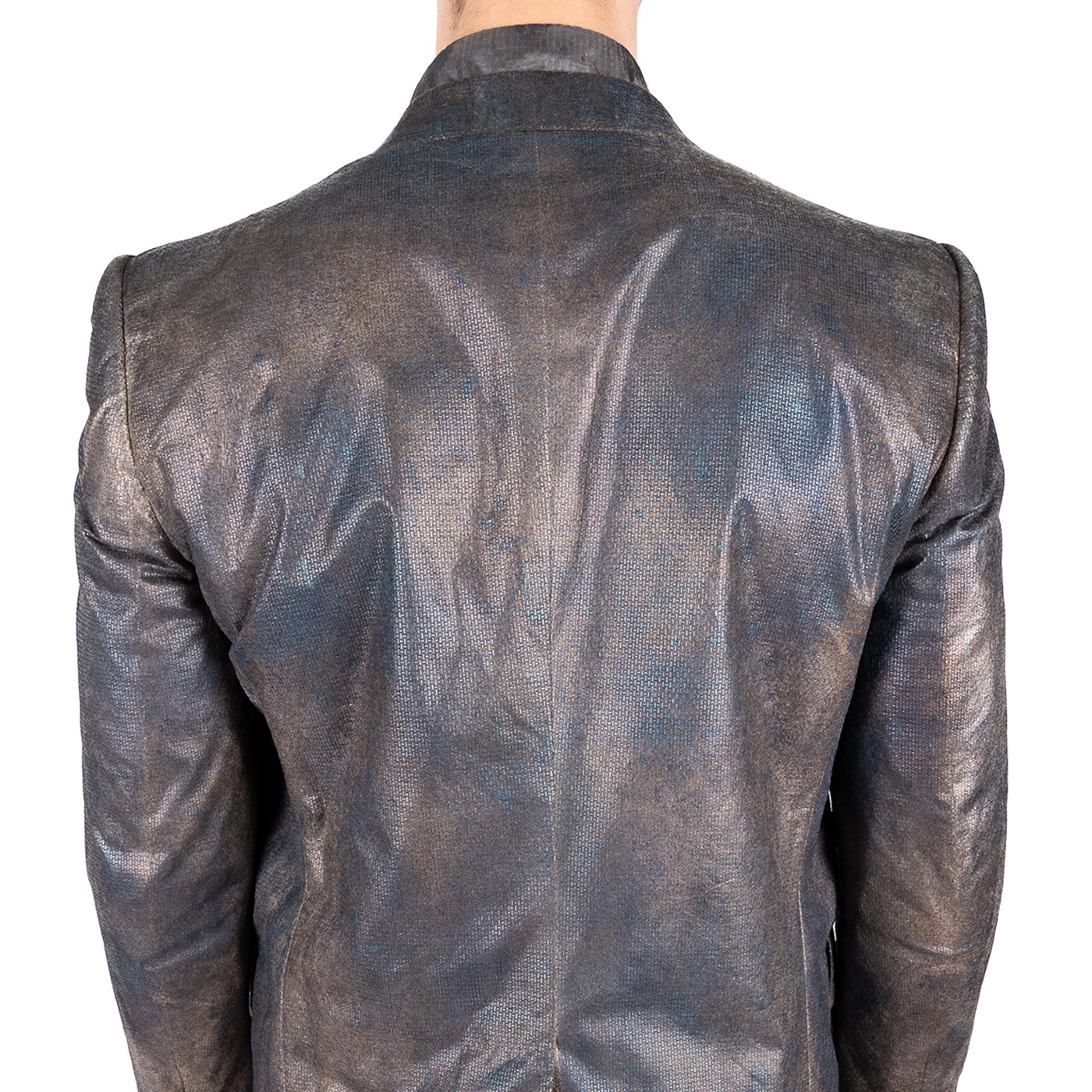 OXID LINED SILVER JACKET