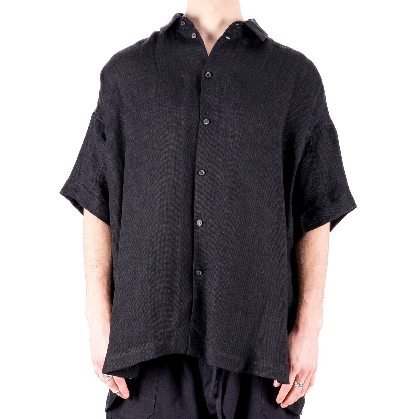 SHIRT #98 LINEN MESH SHIRT