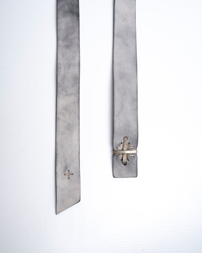 DOUBLE CROSS CARBON BELT