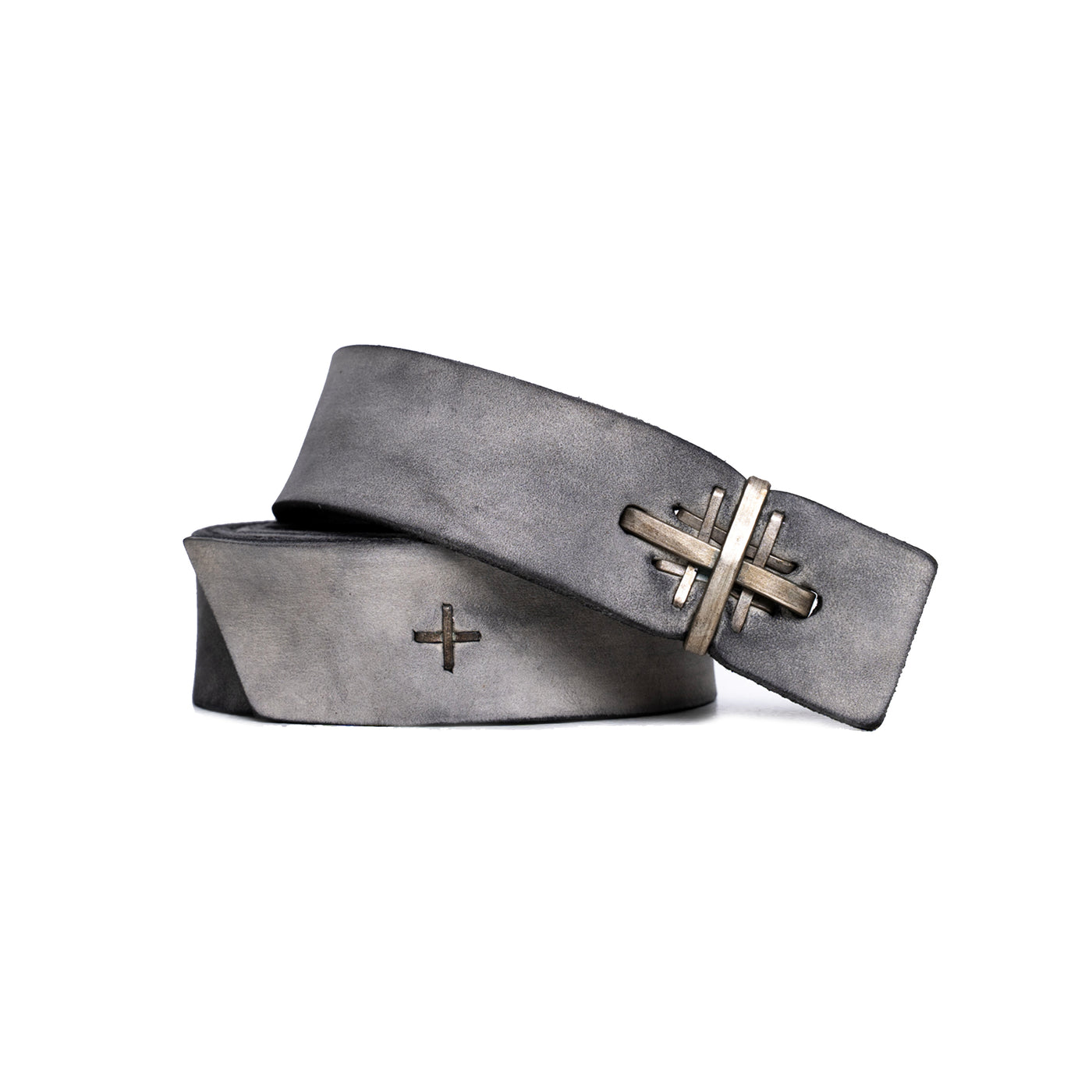DOUBLE CROSS CARBON BELT