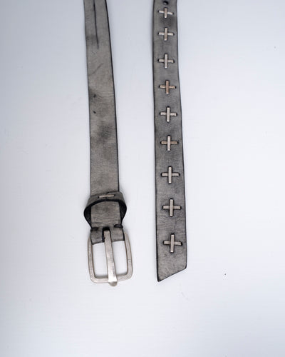 SILVER CROSS CARBON BELT
