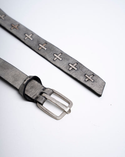SILVER CROSS CARBON BELT