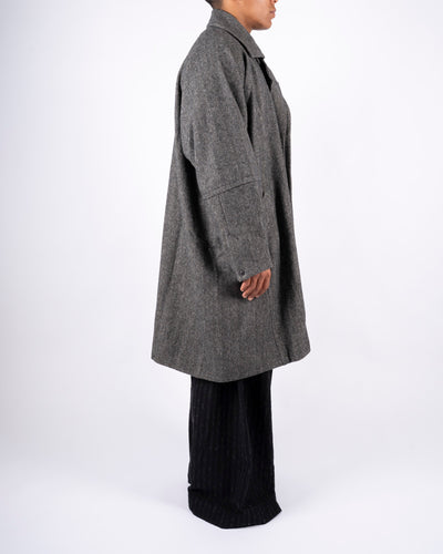 COAT #30 - HERRINGBONE YAK WOOL