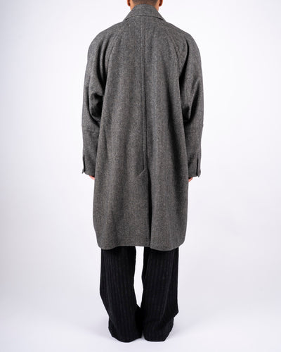 COAT #30 - HERRINGBONE YAK WOOL