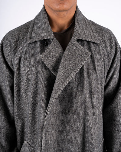 COAT #30 - HERRINGBONE YAK WOOL