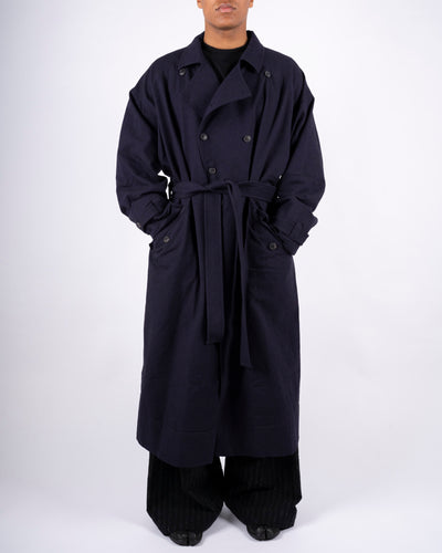 COAT #31 - WASHED TWILL MIDNIGHT