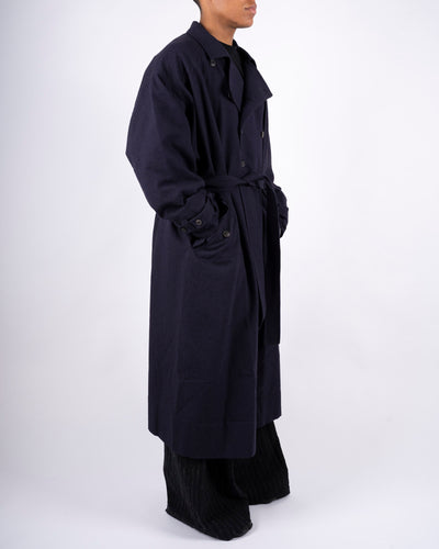 COAT #31 - WASHED TWILL MIDNIGHT