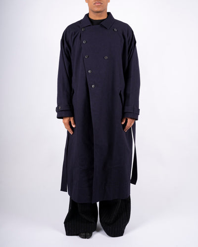 COAT #31 - WASHED TWILL MIDNIGHT