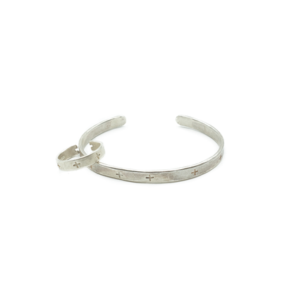 HAMMERED SILVER BRACELET