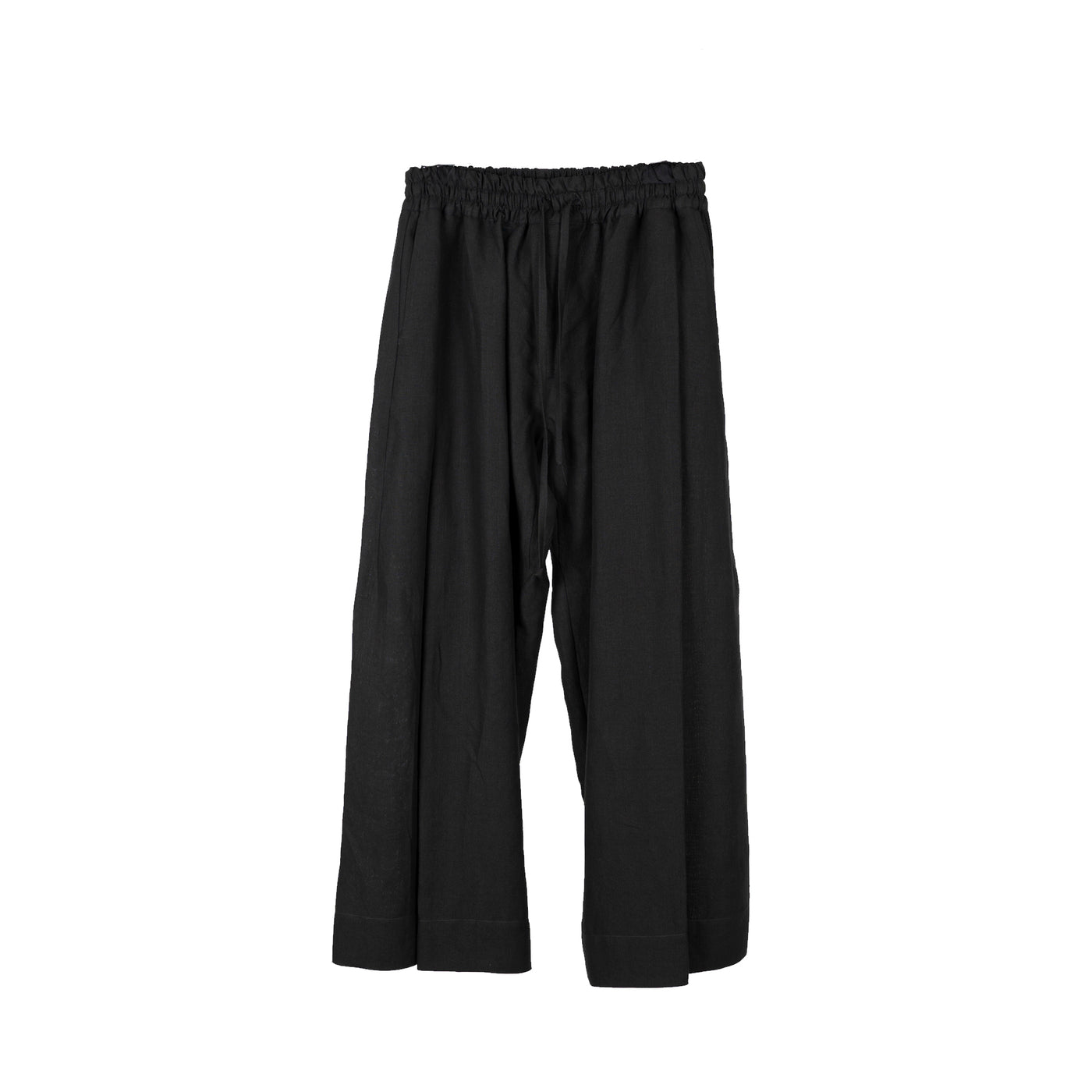 TROUSERS #77 -  BLACK PAPER CLOTH