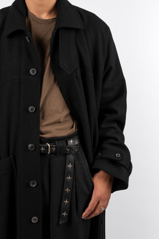 COAT #26 NATURAL YAK WOOL – Lucentement BROWN by 2-tacs Yak wool